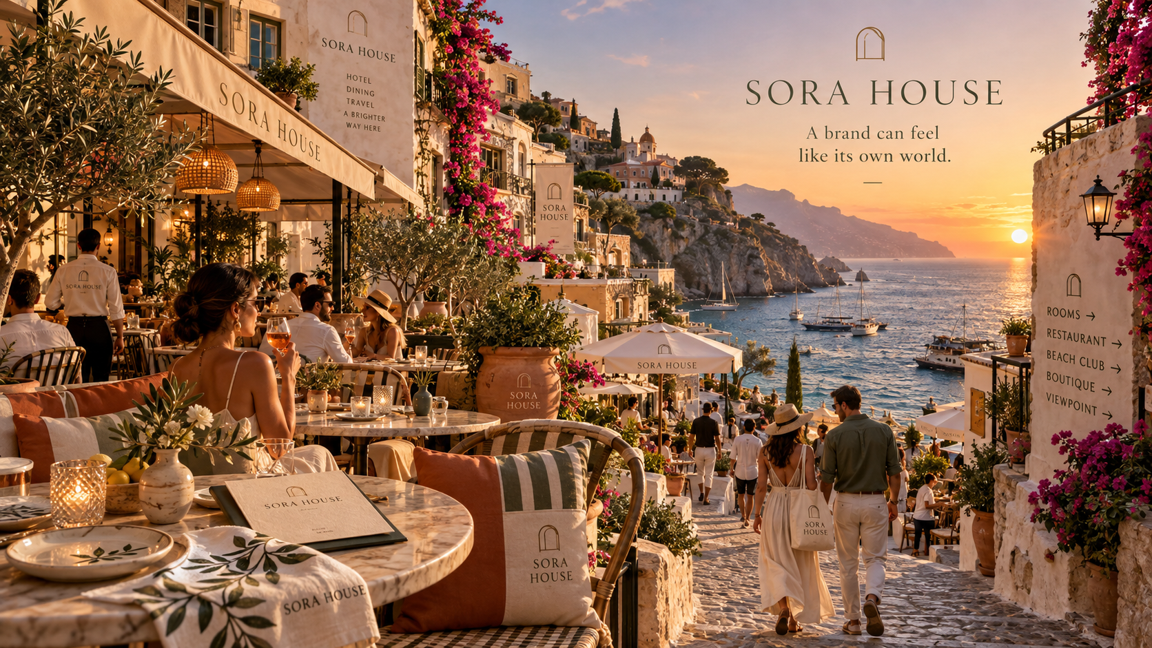 Sora House hospitality brand brought to life along the coast